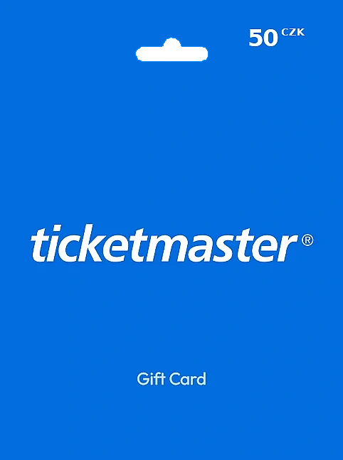 Ticketmaster Gift Card 50 CZK CZECHIA (CZECH REPUBLIC)