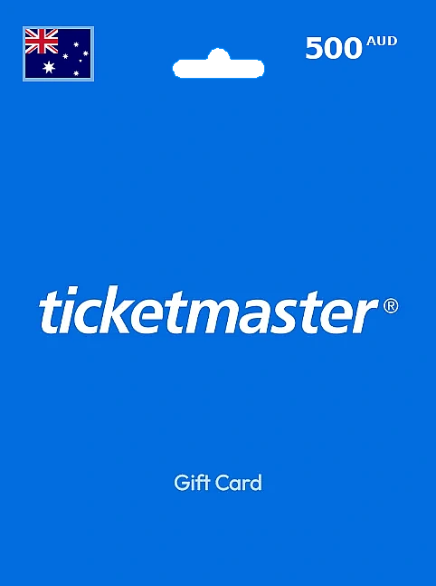 Ticketmaster Gift Card 500 AUD AUSTRALIA