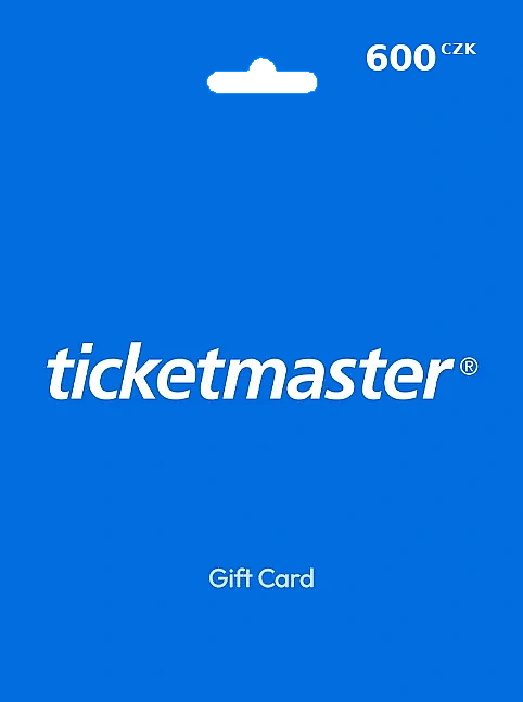 Ticketmaster Gift Card 600 CZK CZECHIA (CZECH REPUBLIC)