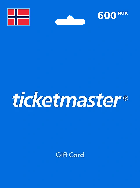 Ticketmaster Gift Card 600 NOK NORWAY