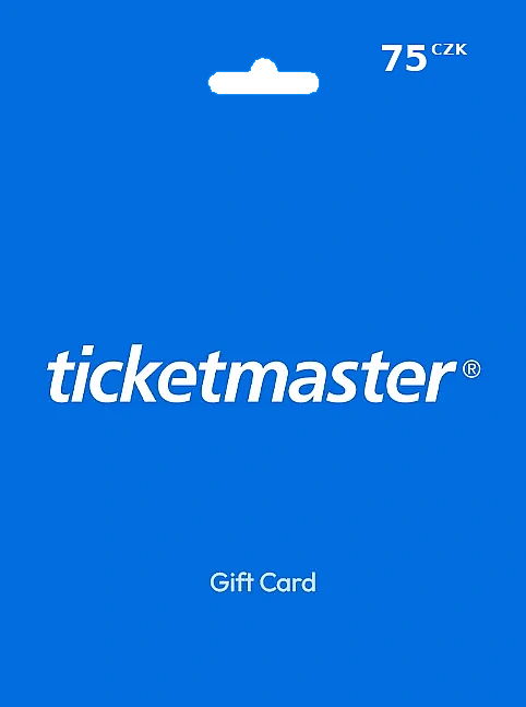 Ticketmaster Gift Card 75 CZK CZECHIA (CZECH REPUBLIC)