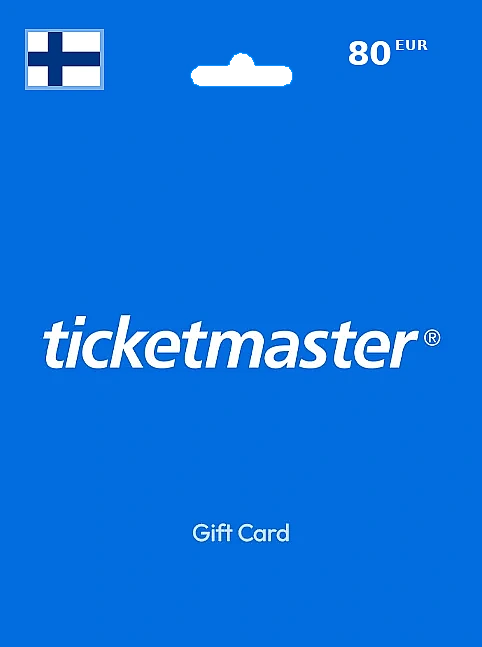 Ticketmaster Gift Card 80 EUR FINLAND