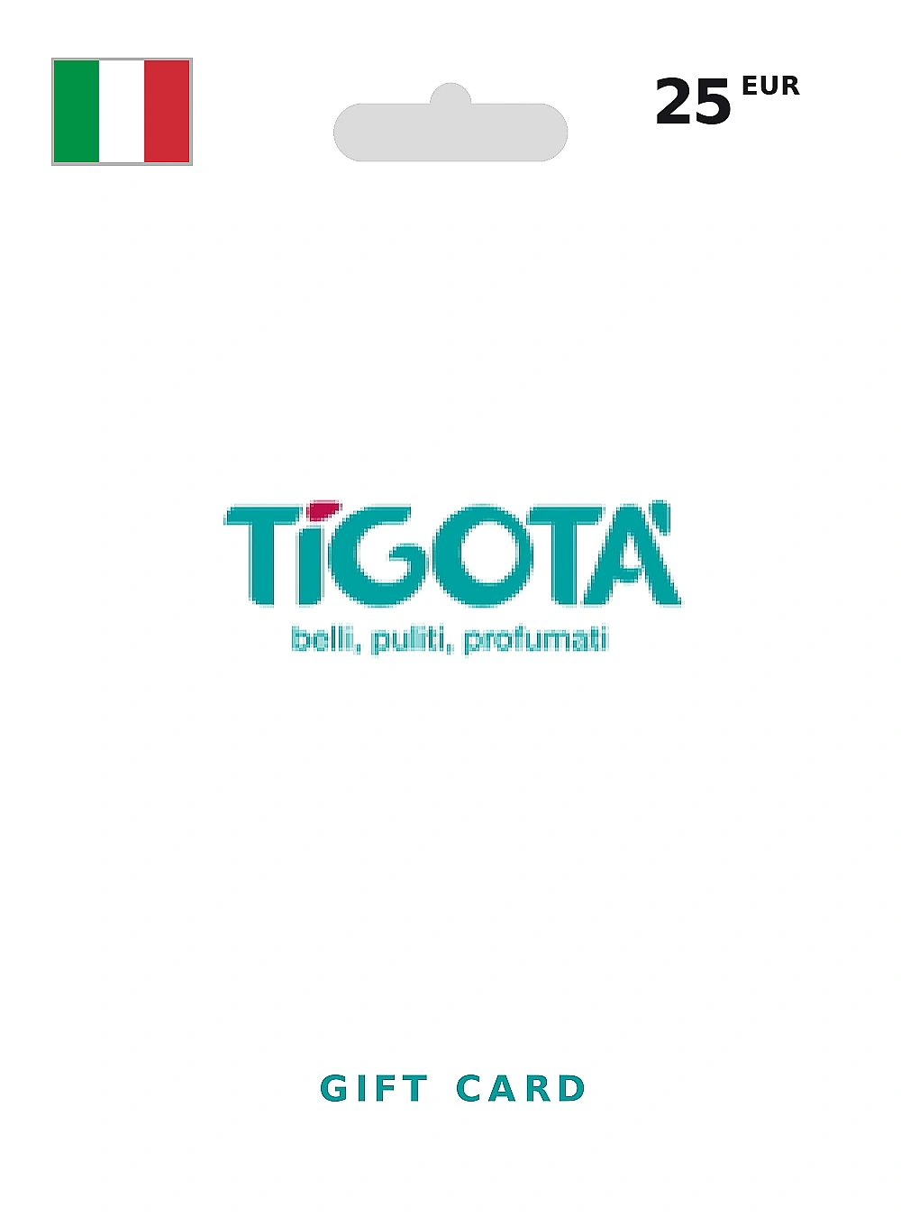 Tigota Gift Card 25 EUR ITALY