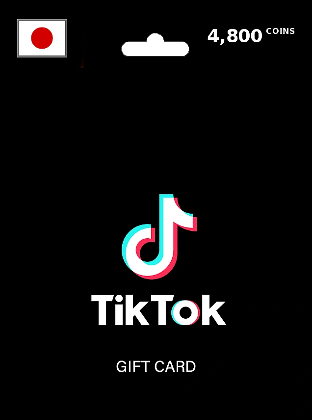 TikTok 4800 Coins JAPAN