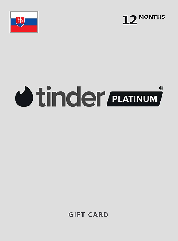 Tinder Platinum 12 Months SLOVAKIA