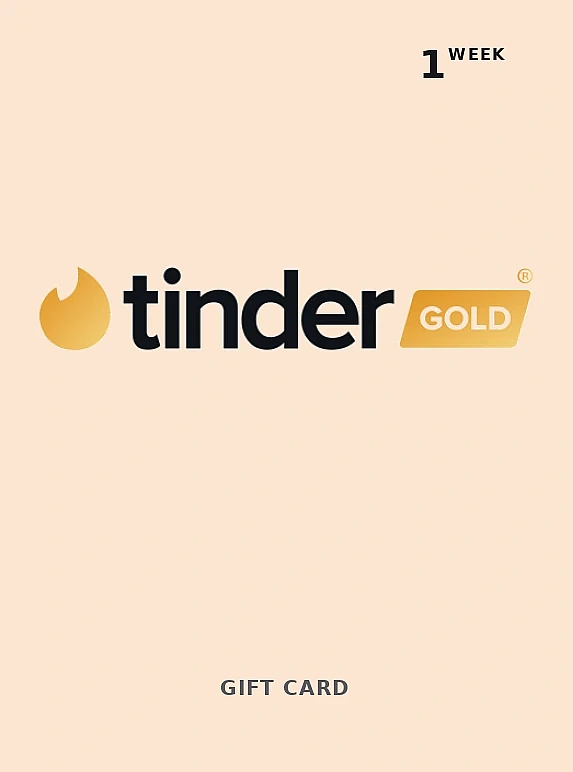 Tinder Gold 1 Week CZECHIA (CZECH REPUBLIC)
