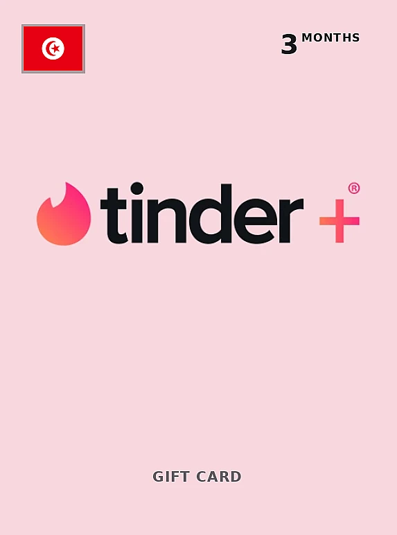Tinder Plus 3 Months TUNISIA