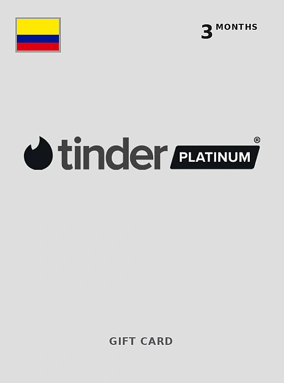 Tinder Platinum 3 Months COLOMBIA