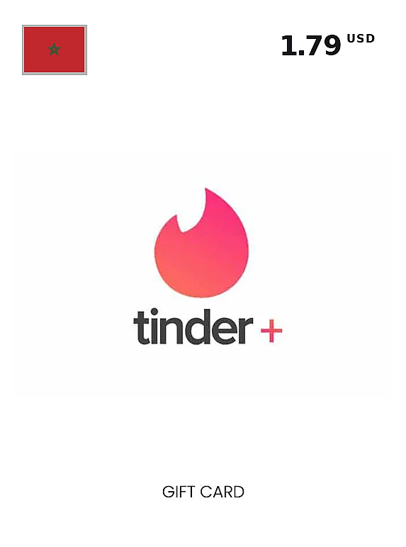 Tinder Gift Card 1 USD MOROCCO