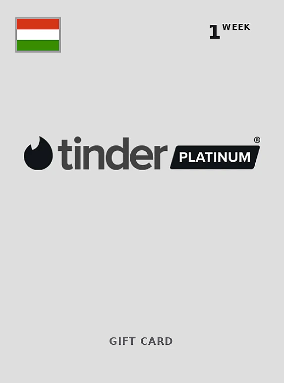 Tinder Platinum 1 Week HUNGARY