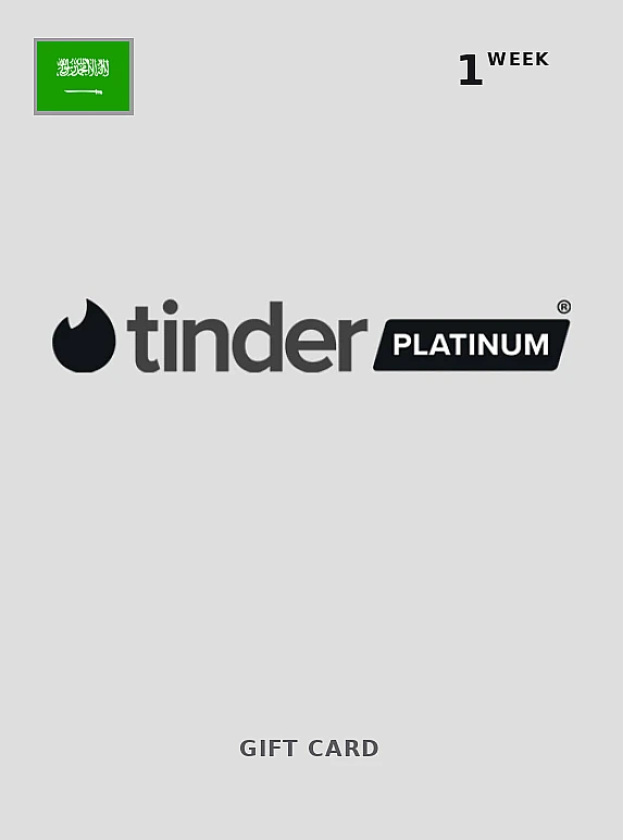 Tinder Platinum 1 Week SAUDI ARABIA