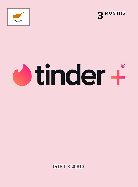 Tinder Plus 3 Months CYPRUS