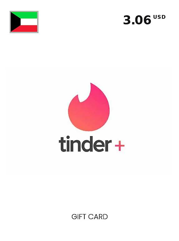 Tinder Gift Card 3 USD KUWAIT