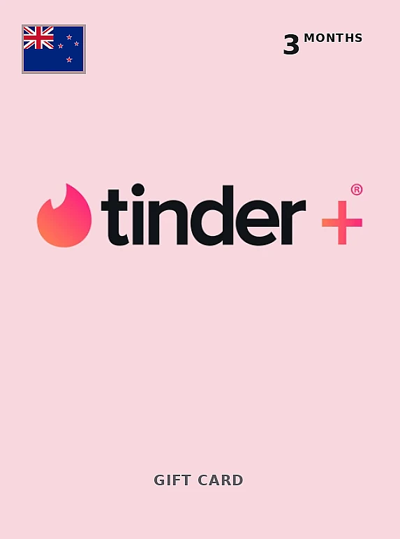Tinder Plus 3 Months NEW ZEALAND