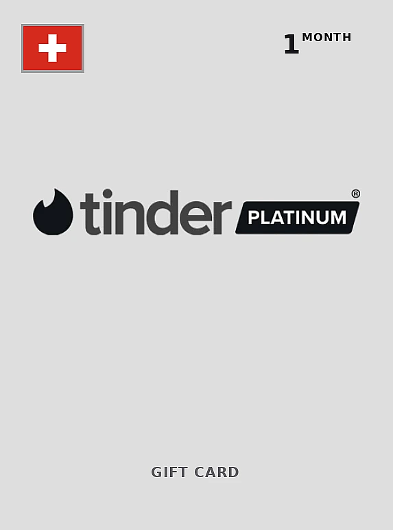 Tinder Platinum 1 Month SWITZERLAND