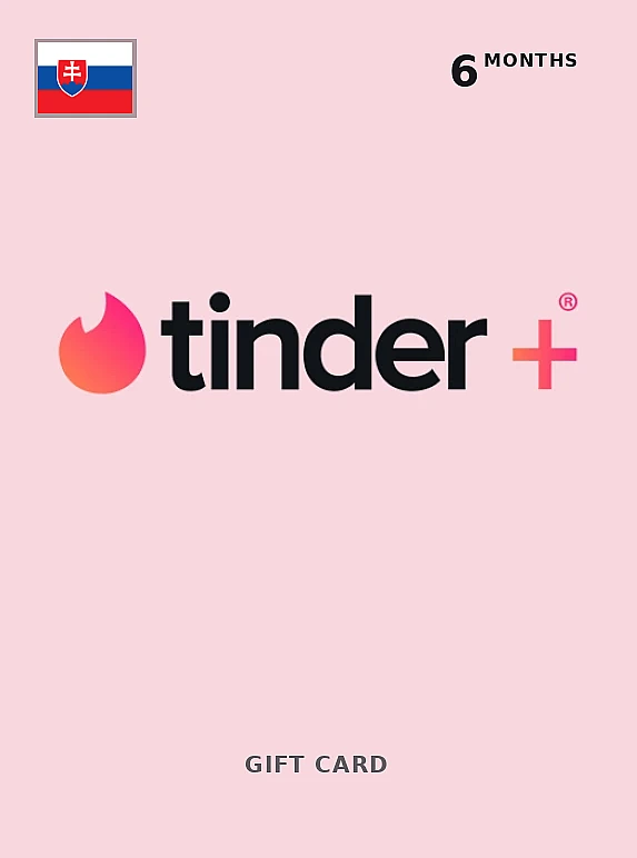 Tinder Plus 6 Months SLOVAKIA