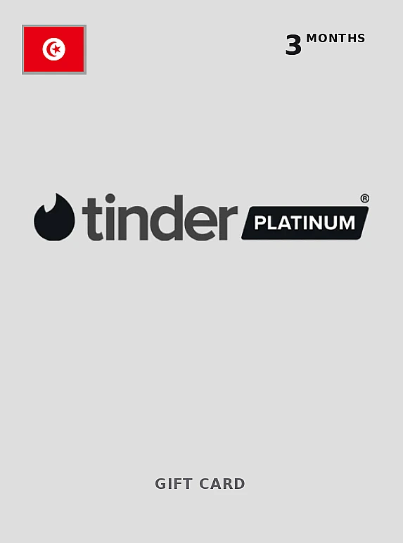 Tinder Platinum 3 Months TUNISIA