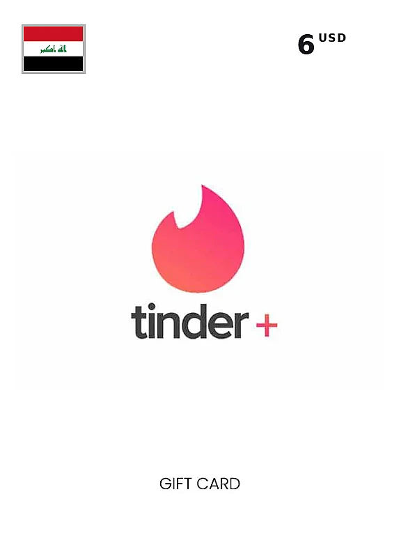 Tinder Gift Card 6 USD IRAQ