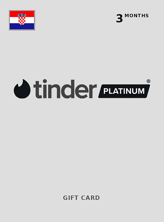 Tinder Platinum 3 Months CROATIA