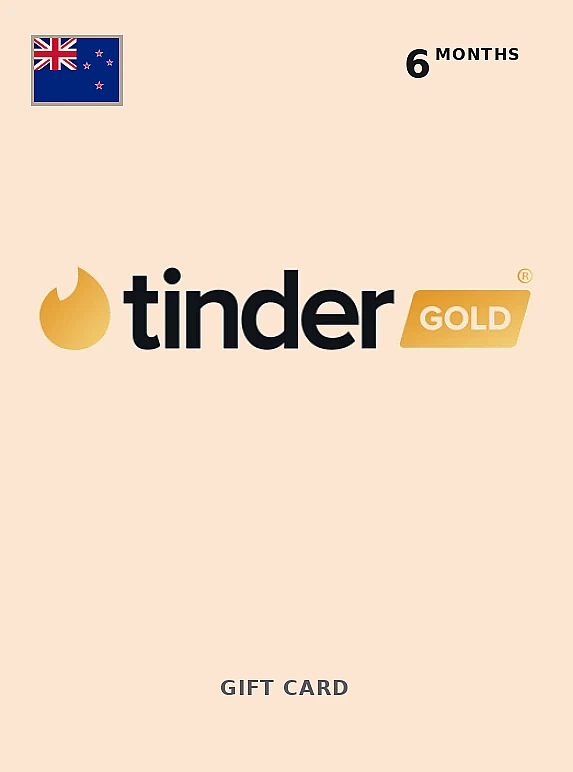 Tinder Gold 6 Months NEW ZEALAND