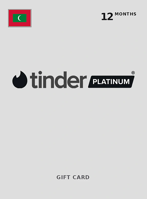 Tinder Platinum 12 Months MALDIVES