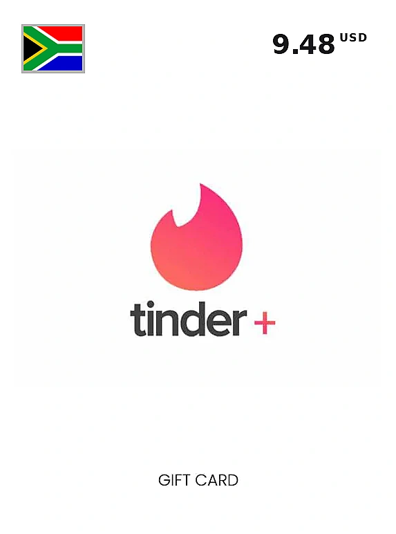 Tinder Gift Card 9 USD SOUTH AFRICA