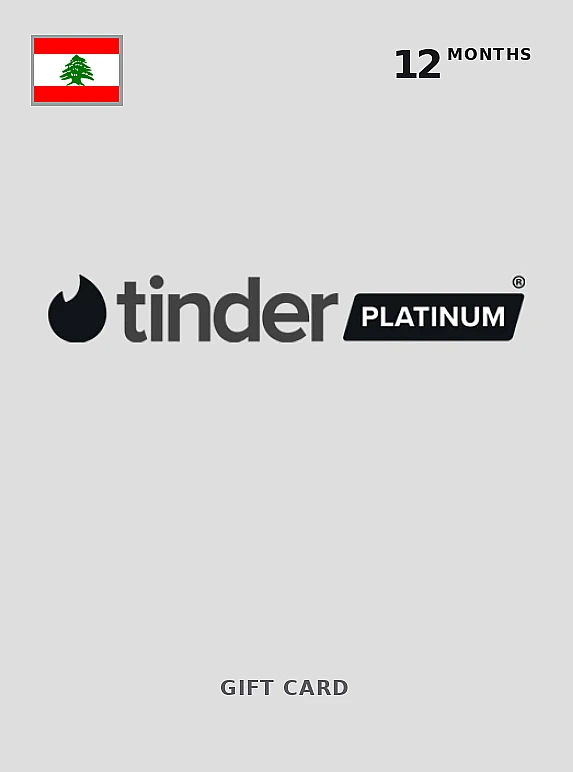 Tinder Platinum 12 Months LEBANON