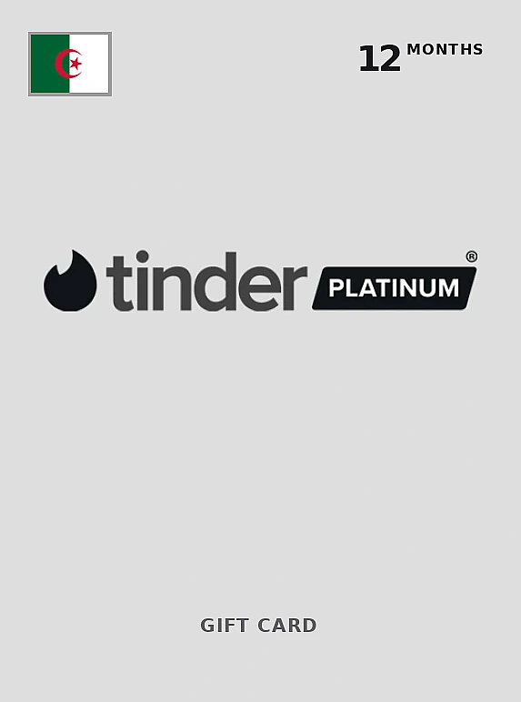 Tinder Platinum 12 Months ALGERIA