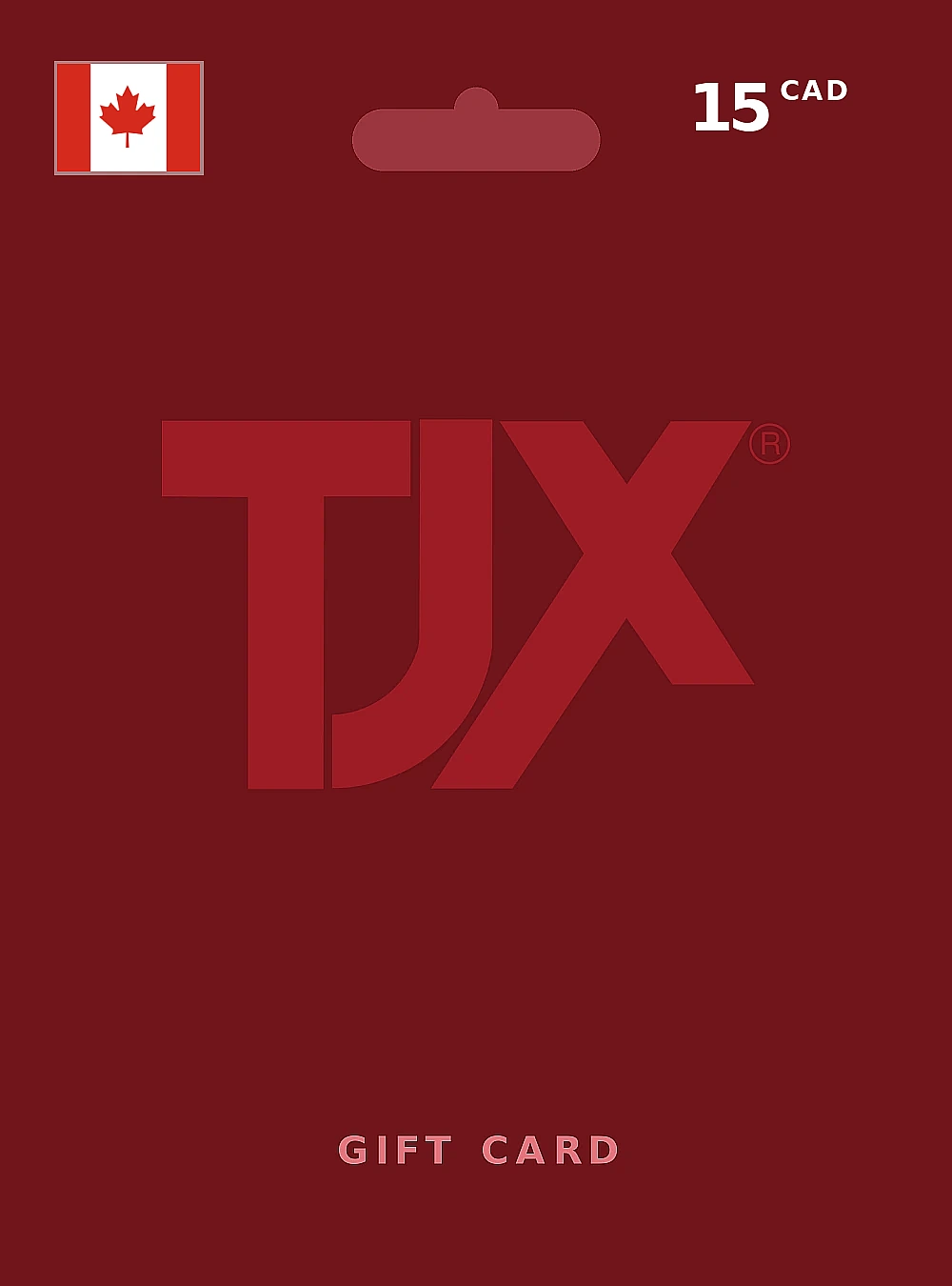 TJX Gift Card 15 CAD CANADA
