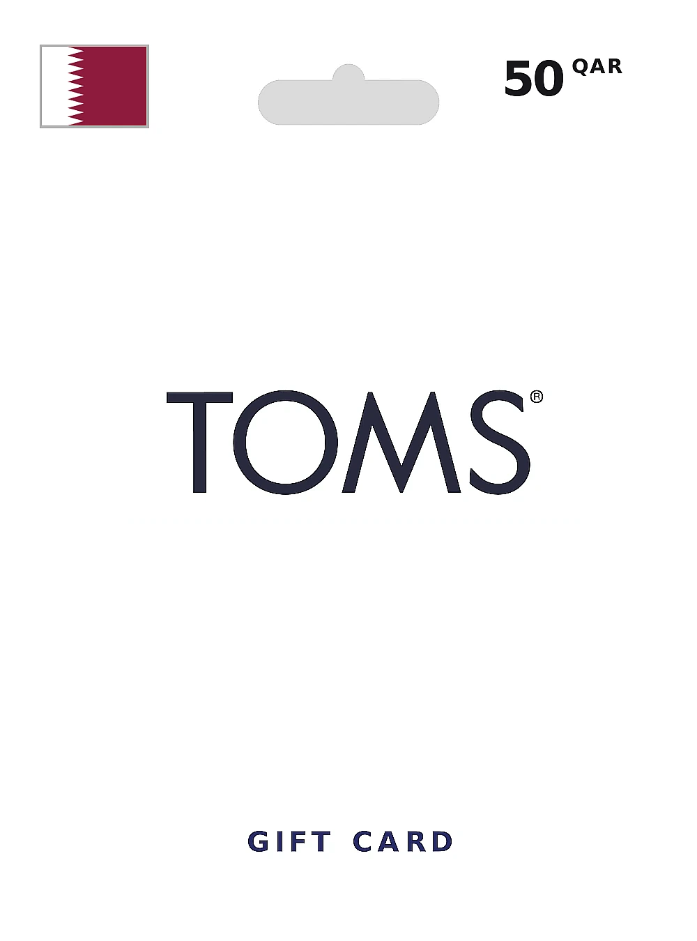 TOMS Gift Card 50 QAR QATAR