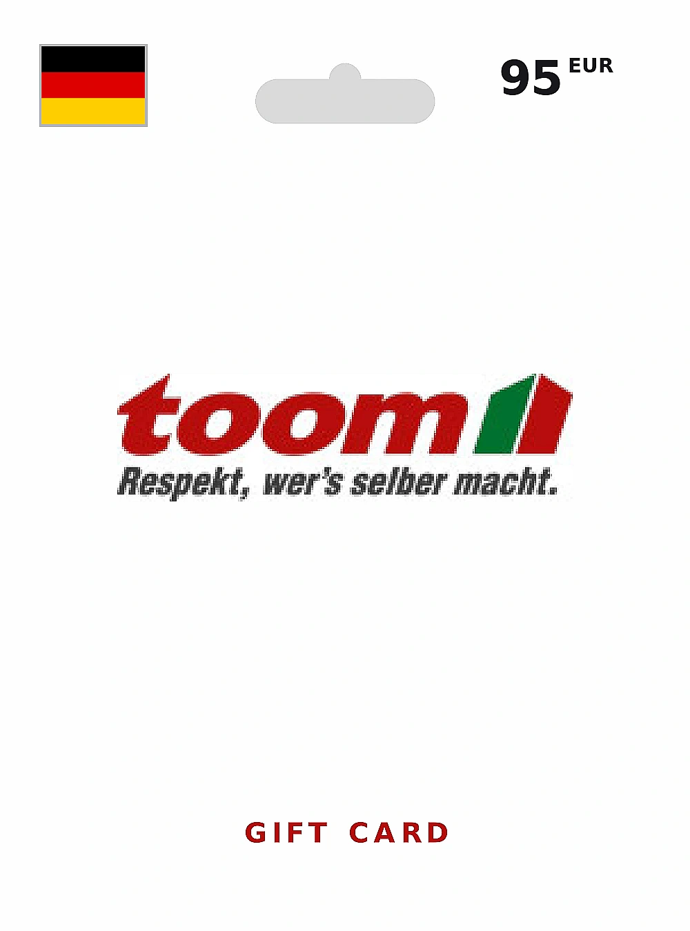 toom Baumarkt Gift Card 95 EUR GERMANY