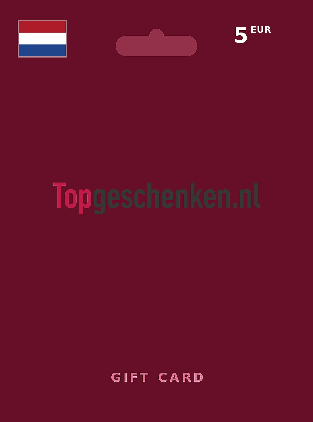 Topgeschenken Giftcard Gift Card 5 EUR NETHERLANDS