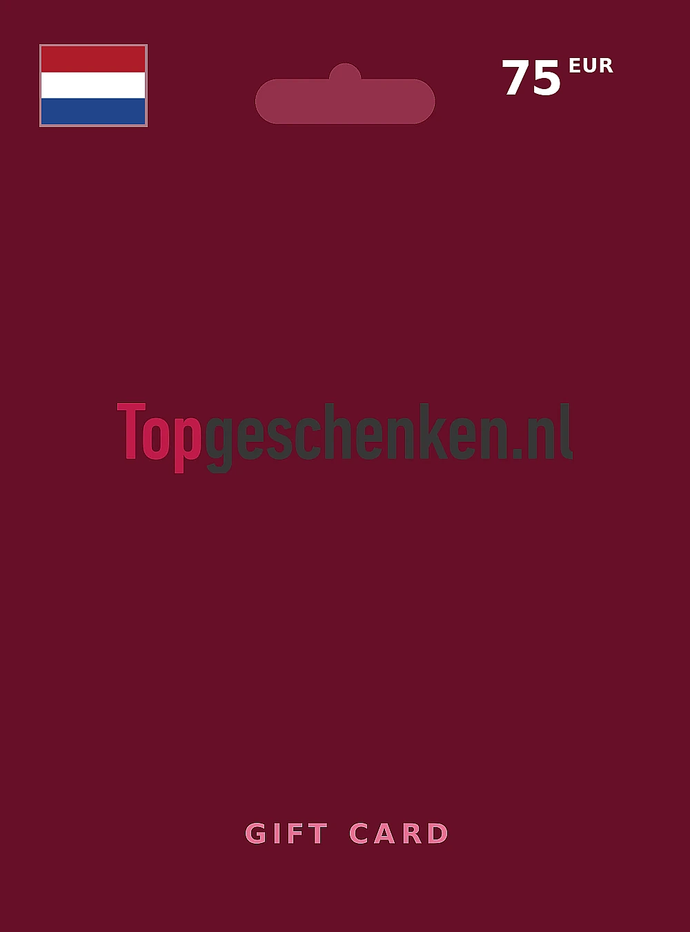 Topgeschenken Giftcard Gift Card 75 EUR NETHERLANDS