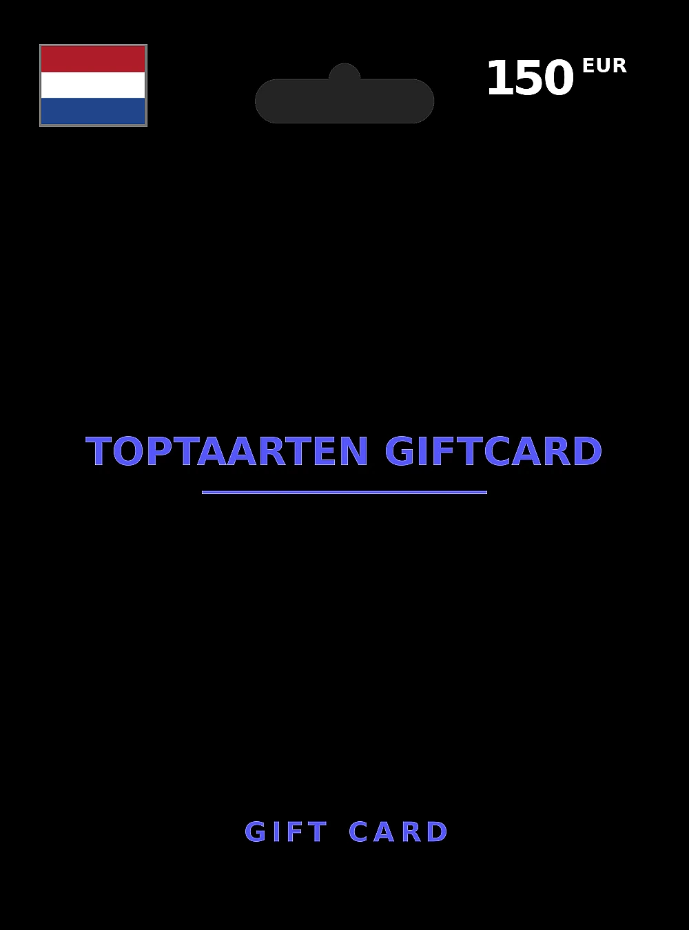 Toptaarten Giftcard Gift Card 150 EUR NETHERLANDS