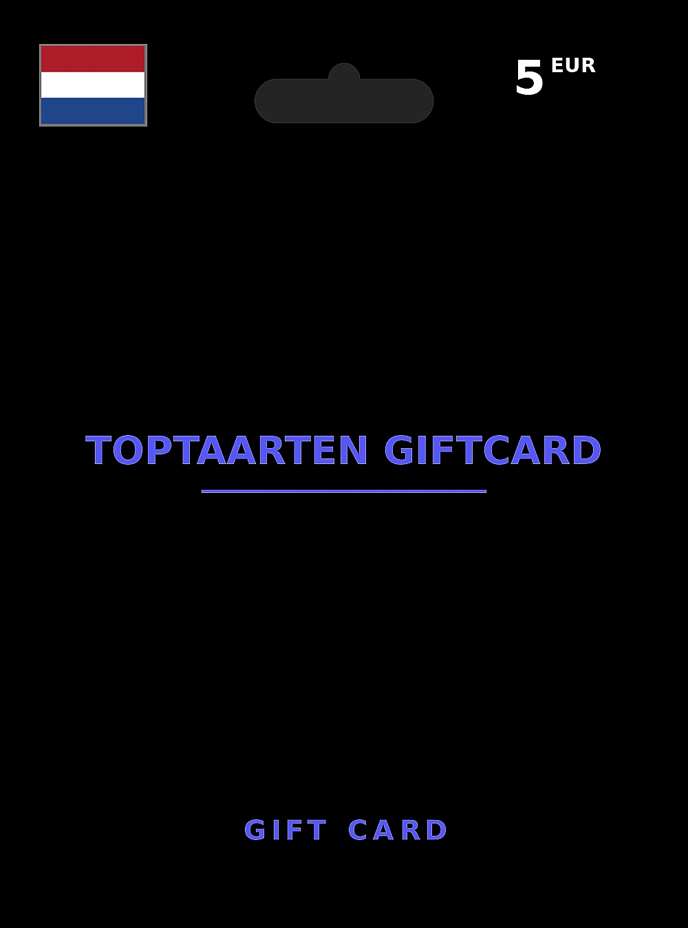 Toptaarten Giftcard Gift Card 5 EUR NETHERLANDS
