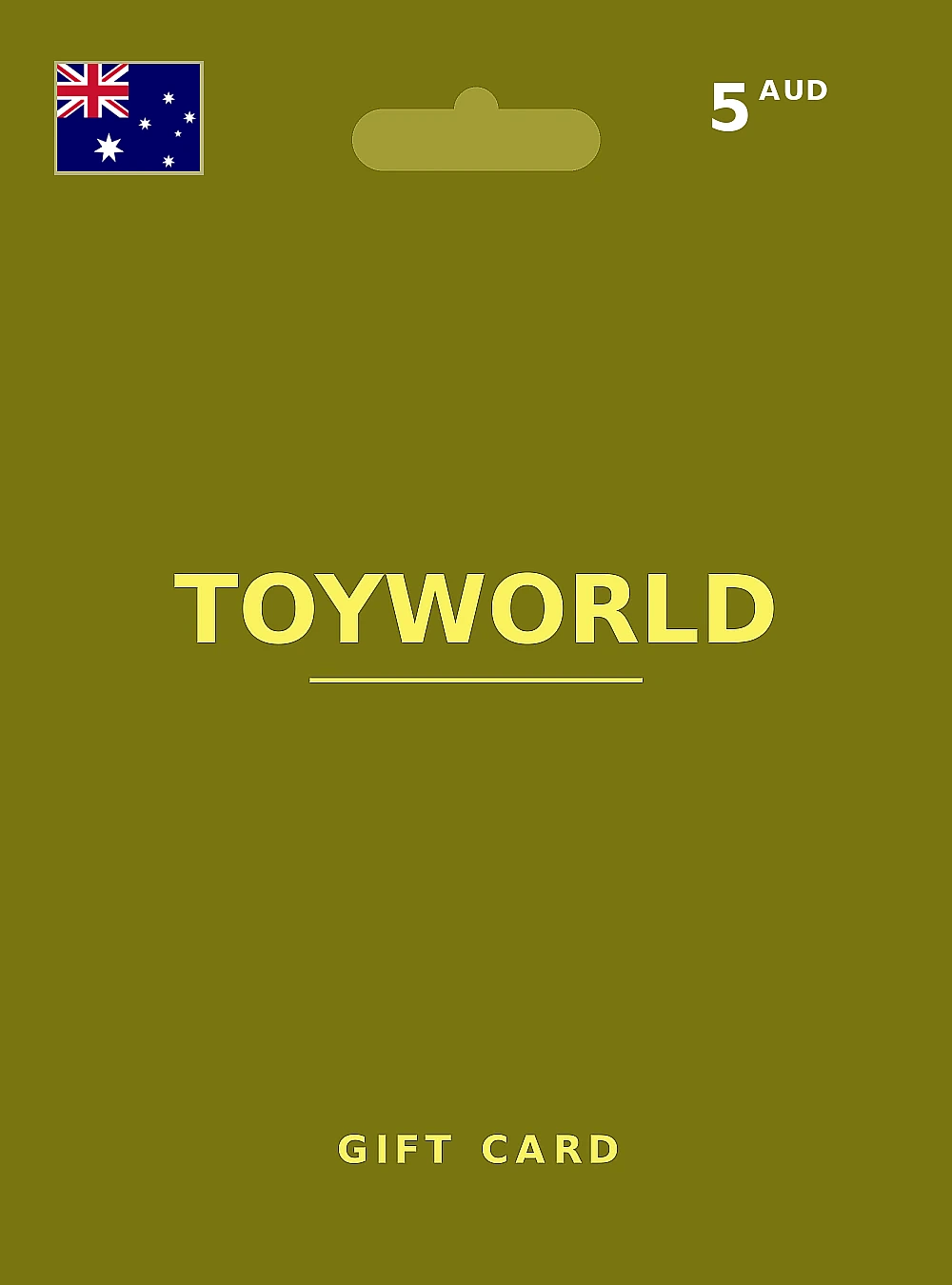 Toyworld Gift Card 5 AUD AUSTRALIA