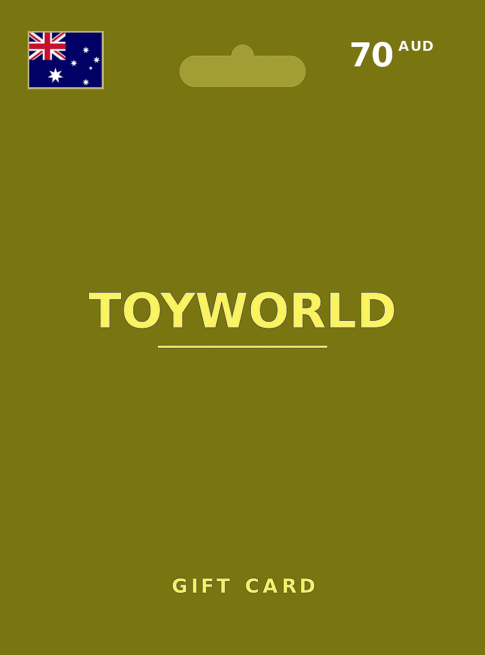 Toyworld Gift Card 70 AUD AUSTRALIA