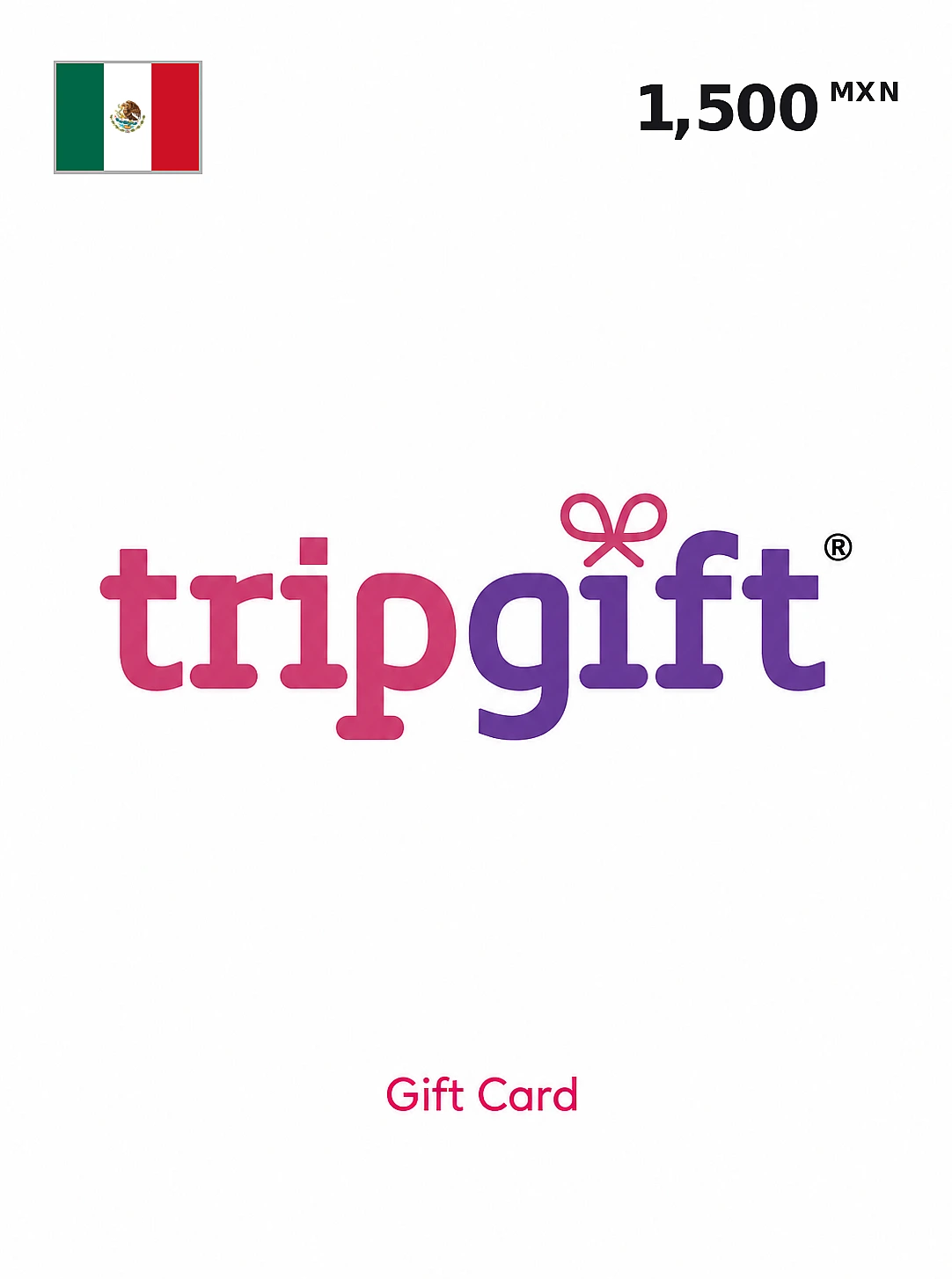 TripGift Gift Card 1500 MXN MEXICO