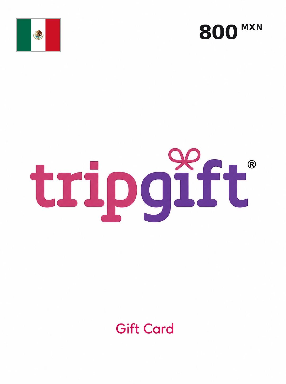 TripGift Gift Card 800 MXN MEXICO