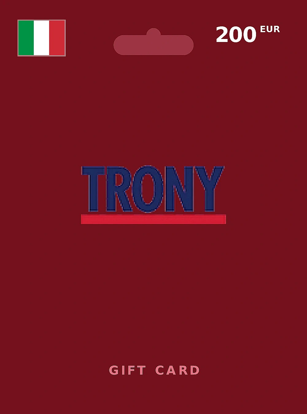 Trony Gift Card 200 EUR ITALY