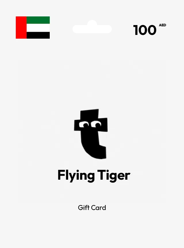 Flying Tiger Gift Card 100 AED UNITED ARAB EMIRATES