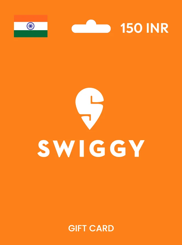 Swiggy Gift Card 150 INR INDIA