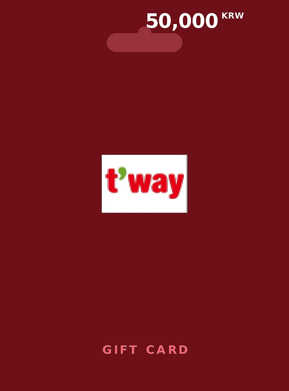 T'way Airline Gift Card 50000 KRW KOREA