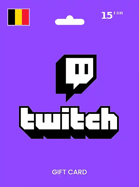Twitch Gift Card 15 EUR BELGIUM