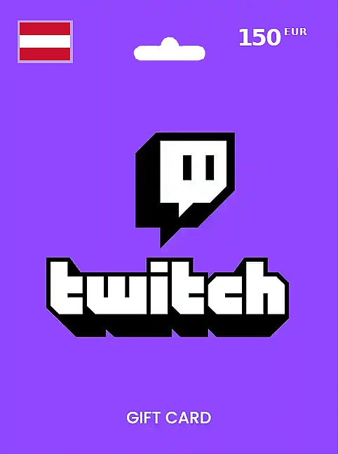 Twitch Gift Card 150 EUR AUSTRIA