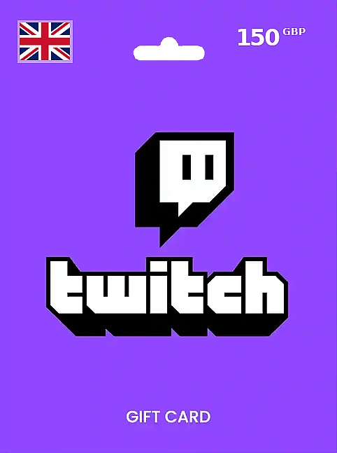 Twitch Gift Card 150 GBP UNITED KINGDOM