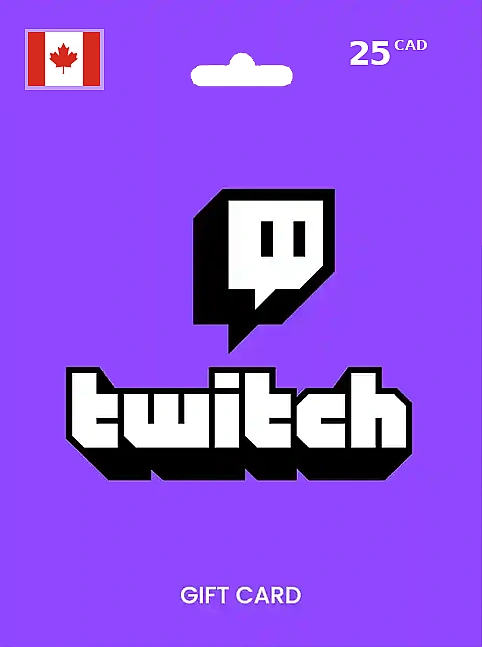 Twitch Gift Card 25 CAD CANADA