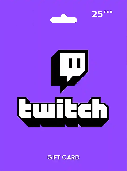 Twitch Gift Card 25 EUR EUROPE