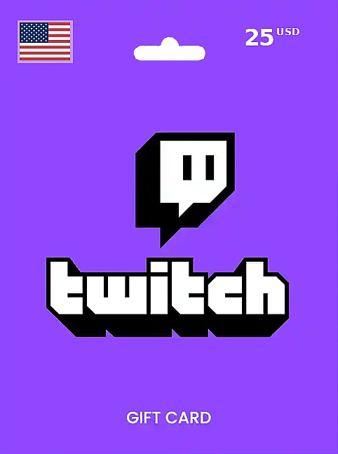 Twitch Gift Card  $25 USD UNITED STATES