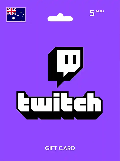 Twitch Gift Card 5 AUD AUSTRALIA